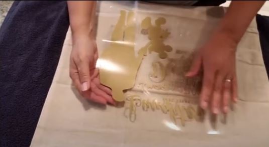 Heat Press HTV Pillow Design