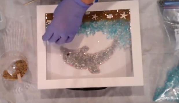 Dolphin Resin Art 5