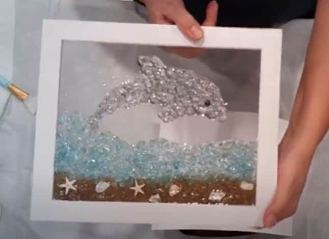 Dolphin resin art 6