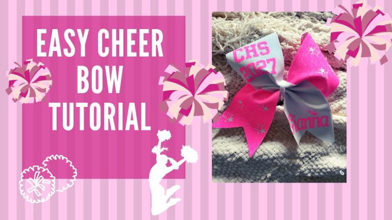 Pink Cheer Bow
