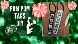 om-Pom Name Tags for Cheerleaders