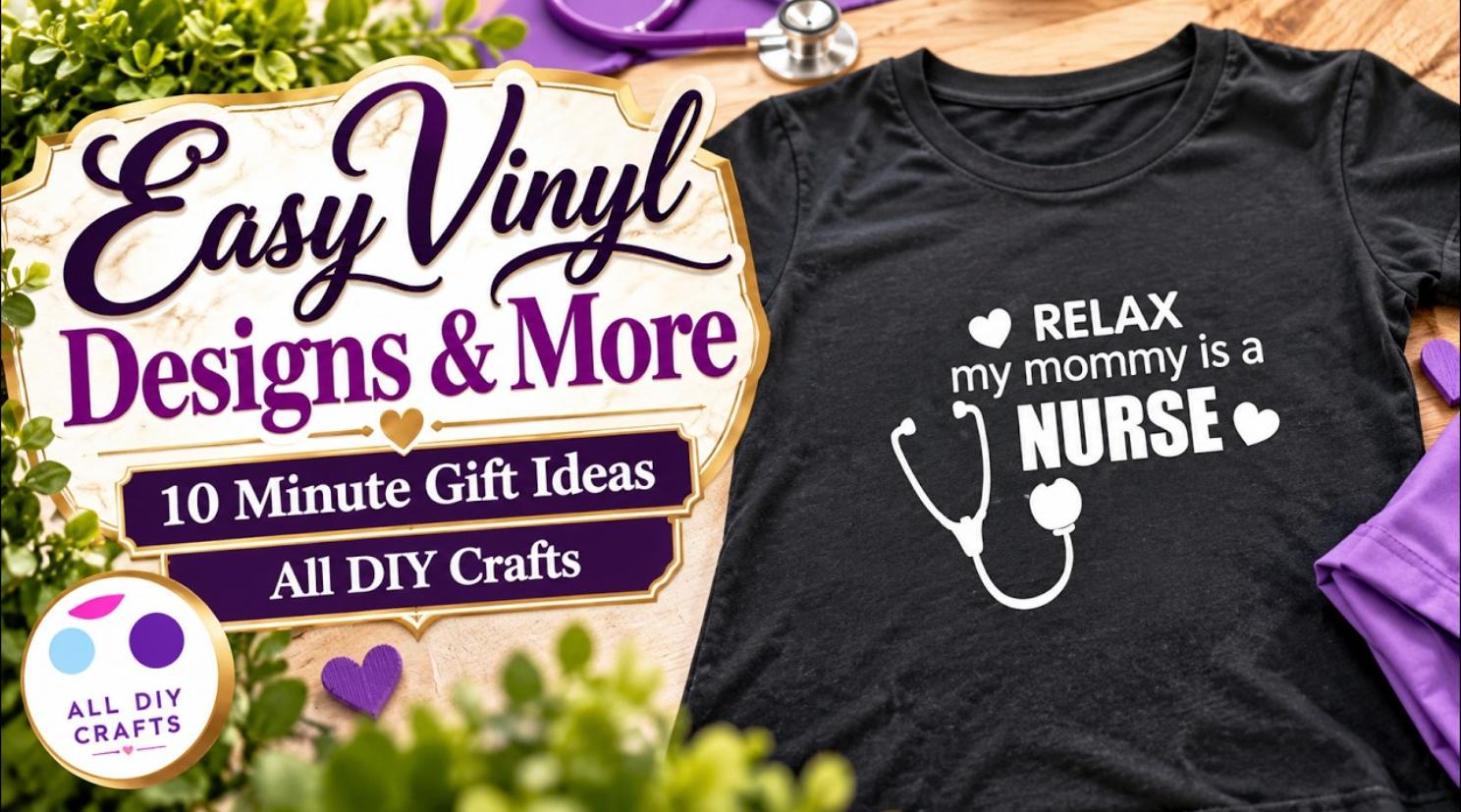 Relax my mommy is a nurse HTV shirt made with a Cricut